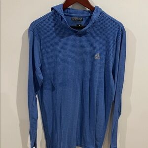 Adidas Aeroknit Blue Hoodie
